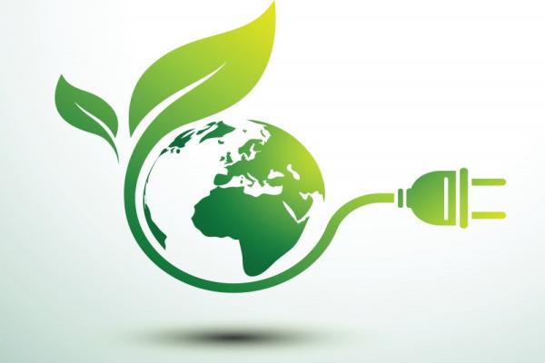 Logo électricité verte